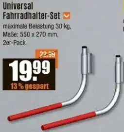 V Baumarkt Universal Fahrradhalter-Set Angebot