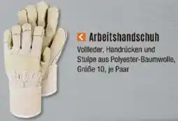 V Baumarkt Arbeitshandschuh Angebot