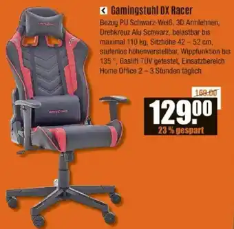 V Baumarkt Gamingstuhl DX Racer Angebot