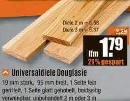 V Baumarkt Universaldiele Douglasie Angebot