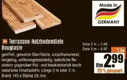 V Baumarkt Terrassen-Holzbodendiele Douglasie Angebot