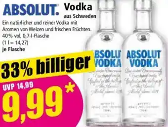 Norma ABSOLUT Vodka Angebot