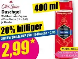 Norma Old Spice Duschgel Angebot