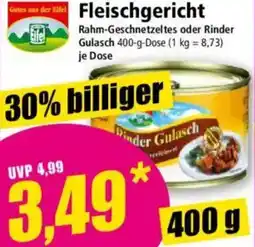 Norma Gutes aus der Eifel Fleischgericht Angebot