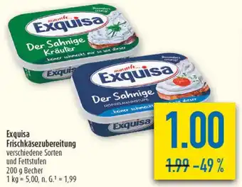 diska Exquisa Frischkäsezubereitung Angebot