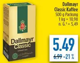 diska Dallmayr Classic Kaffee Angebot