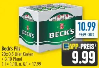 diska Beck's Pils Angebot