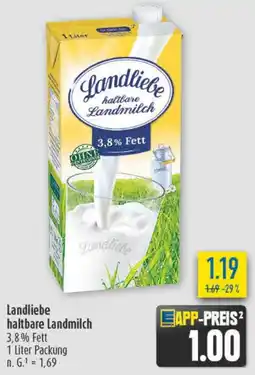 diska Landliebe haltbare Landmilch Angebot