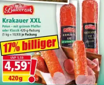 Norma Balcerzak Krakauer XXL Angebot