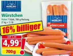 Norma MORLINY Würstchen Angebot