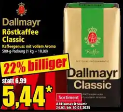 Norma Dallmayr Röstkaffee Classic Angebot