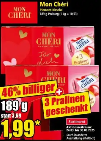 Norma Mon Chéri Angebot