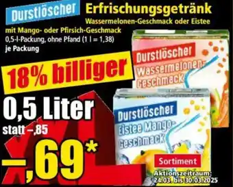 Norma Durstlöscher Erfrischungsgetränk Angebot