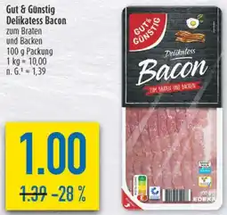 diska Gut & Günstig Delikatess Bacon Angebot