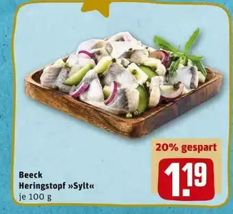 REWE Beeck heringstopf »sylt« Angebot