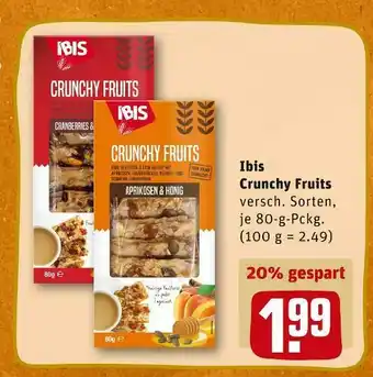 REWE Ibis crunchy fruits Angebot