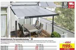 toom Baumarkt Komplettbausatz-Terrassenüberdachung Angebot