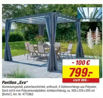 toom Baumarkt Pavillon,,Eva“ Angebot