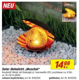 toom Baumarkt Solar-Dekolicht,,Muschel" Angebot