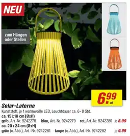 toom Baumarkt Solar-Laterne Angebot