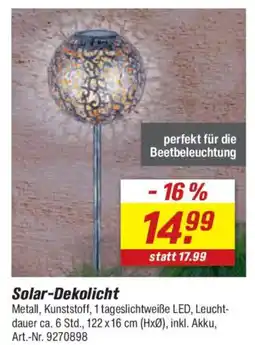 toom Baumarkt Solar-Dekolicht Angebot