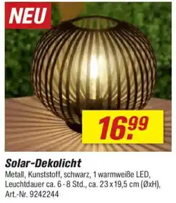 toom Baumarkt Solar-Dekolicht Angebot