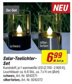 toom Baumarkt Solar-Teelichter- Set Angebot