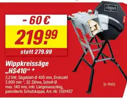 toom Baumarkt Scheppach Wippkreissäge ..HS410"* Angebot