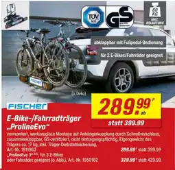 toom Baumarkt FISCHER E-Bike-/Fahrradträger ..ProlineEvo" Angebot