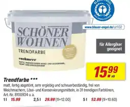 toom Baumarkt SCHÖNER WOHNEN Trendfarbe Angebot