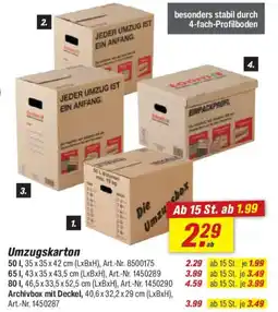 toom Baumarkt Umzugskarton Angebot