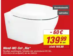 toom Baumarkt Wand-WC-Set „Rio“ Angebot