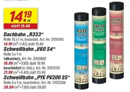 toom Baumarkt Dachbahn,,R333" Angebot