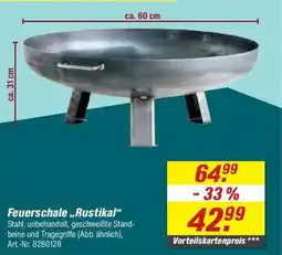 toom Baumarkt Feuerschale ,,Rustikal" Angebot