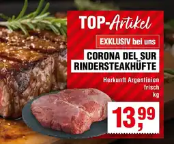 Handelshof CORONA DEL SUR RINDERSTEAKHÜFTE Angebot