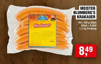 Handelshof MEISTER BLUMBERG'S KRAKAUER Angebot