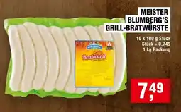 Handelshof MEISTER BLUMBERG'S GRILL-BRATWÜRSTE Angebot