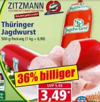 Norma ZITZMANN Thüringer Jagdwurst Angebot