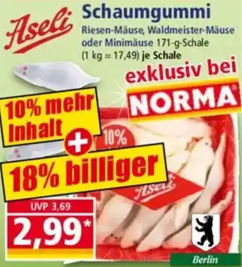 Norma Aseli Schaumgummi Angebot