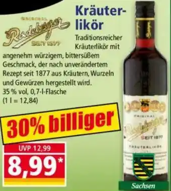 Norma Radeberger Kräuterlikör Angebot