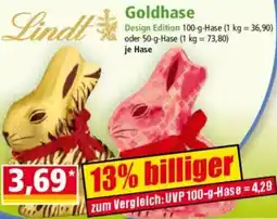 Norma Lindt Goldhase Angebot