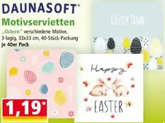 Norma DAUNASOFT Motivservietten Angebot