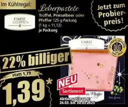 Norma FINEST GOURMET Leberpastete Angebot