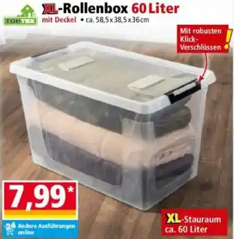 Norma Toptex XL-Rollenbox 60 Liter Angebot