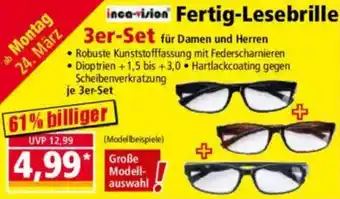 Norma ince-vision Fertig-Lesebrille 3er-Set Angebot