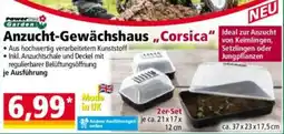 Norma Powertec Garden Anzucht-Gewächshaus ,,Corsica" Angebot