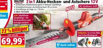 Norma WALTER 2 in 1 Akku-Hecken- und Astschere 12V Angebot