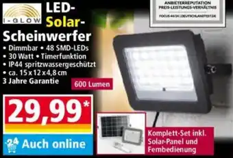 Norma I-GLOW LED Solar Scheinwerfer Angebot