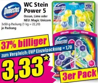 Norma Domestos WC Stein Power 5 Angebot