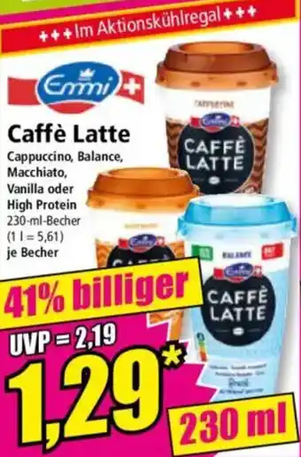 Norma Emmi Caffè Latte Angebot